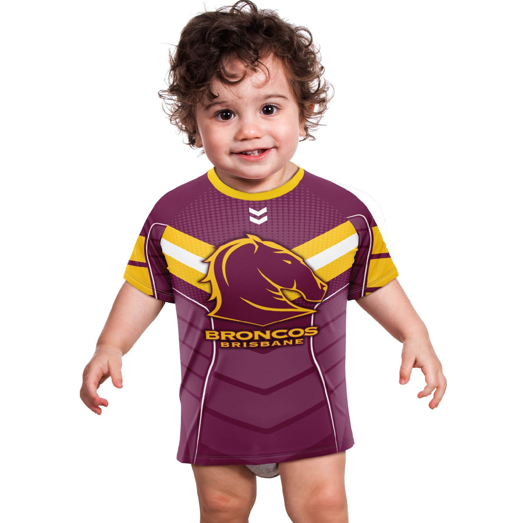 Brisbane Broncos Kids "Chevron"Tee [SZ:01]