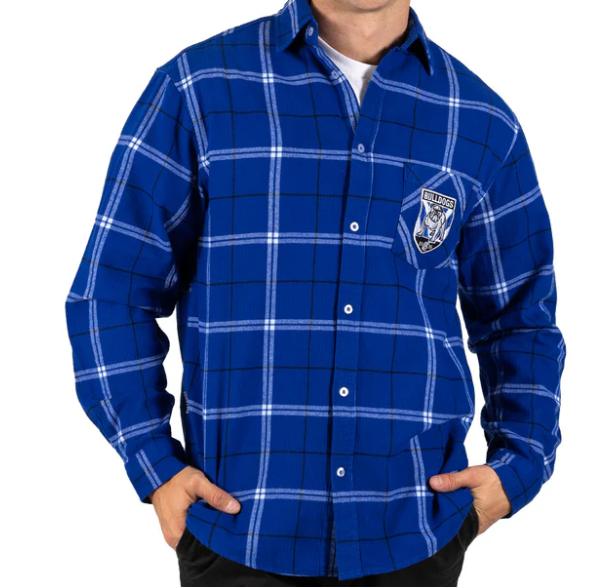 Canterbury Bulldogs "Mustang Flannel Shirt [SZ:Large]