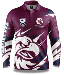 Manly Sea Eagles Fishing Shirts