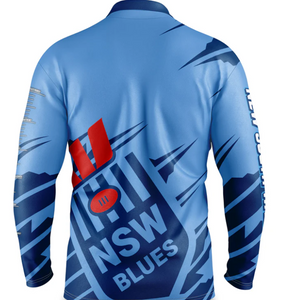 NSW Blues Origin Fishing Shirt [SZ:Large STY:Ignition]