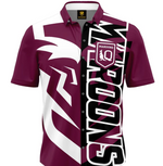 Load image into Gallery viewer, Qld Maroons Showtime Party Shirt [SZ:Medium]
