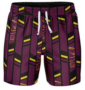 Brisbane Broncos Riviera Swim Shorts [SZ:Small]