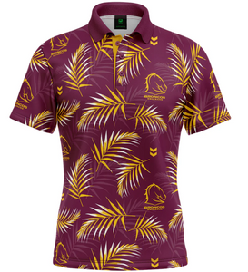 Brisbane Broncos Palm Beach Polo [SZ:Small]