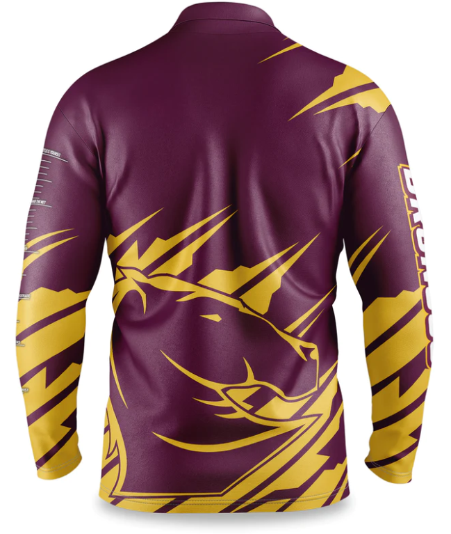 Brisbane Broncos Fishing Shirt [SZ:Small STY:Ignition]