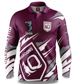 Load image into Gallery viewer, Qld Maroons Youth Fishing Shirt
