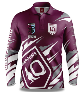 Queensland Maroons Youth Fishing Shirt