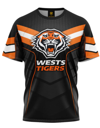 Wests Tigers Kids Chevron Tee [SZ:02]