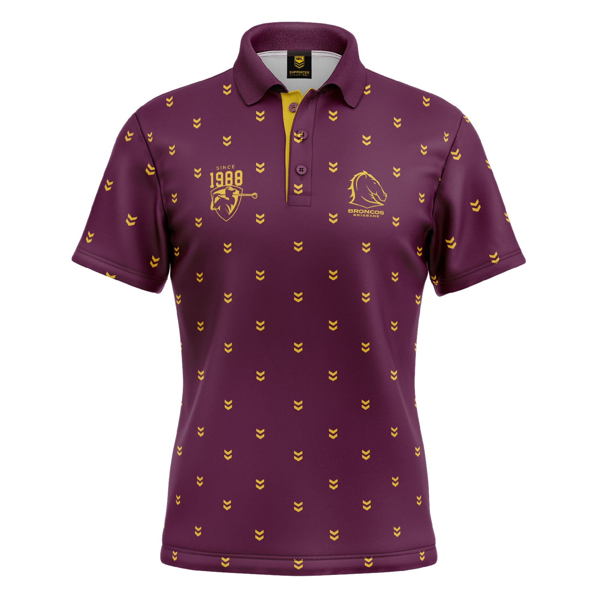 Brisbane Broncos Golf Polo [SZ:Medium STY:Mulligan]