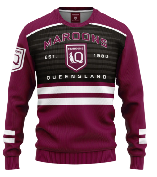 Qld Maroons Kids Victory Pullover [SZ:01]