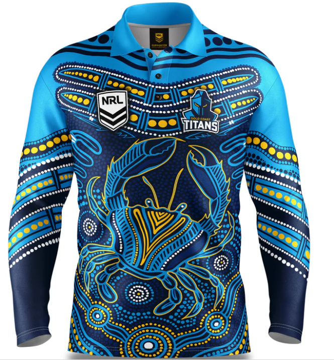 Gold Coast Titans Fishing Shirt [SZ:Small STY:Karumba]