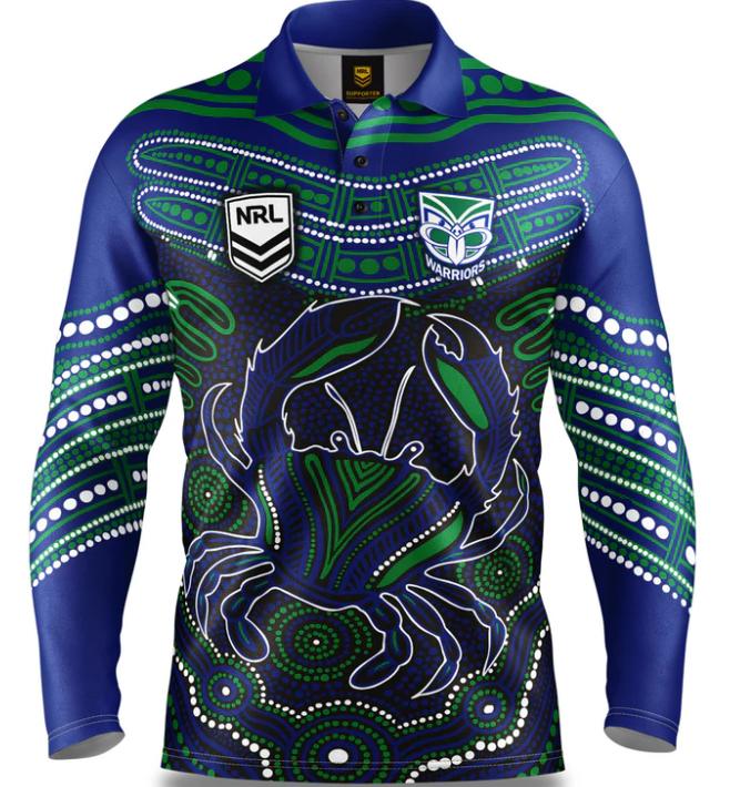 New Zealand Warriors Fishing Shirt [SZ:Small STY:Karumba]