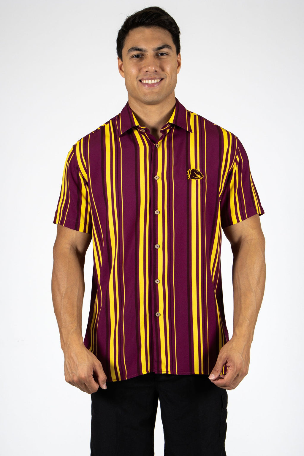 Brisbane Broncos Party Shirt [SZ:Small STY:Sorrento]