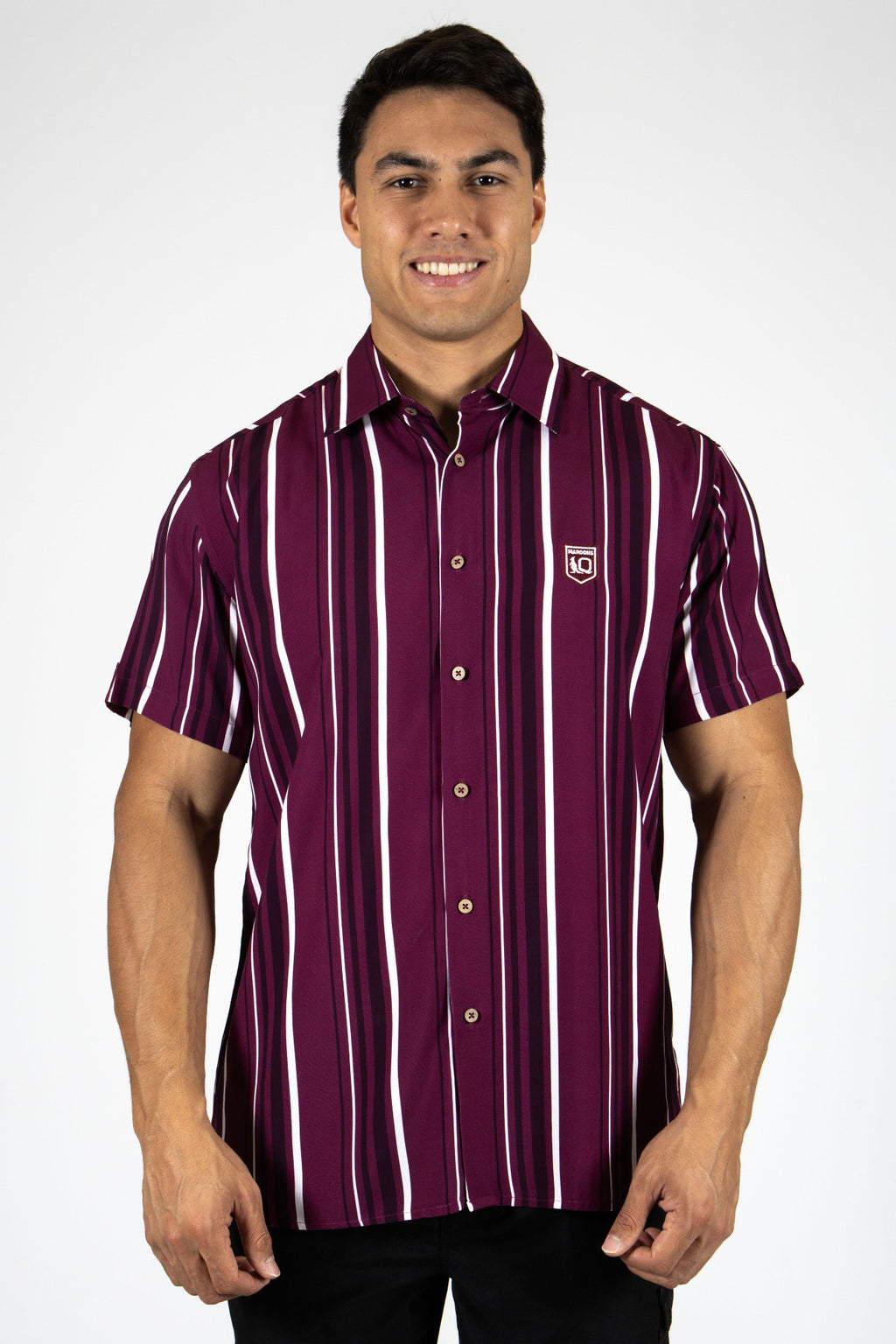 Qld Maroons Party Shirt [SZ:Small STY:Sorrento]