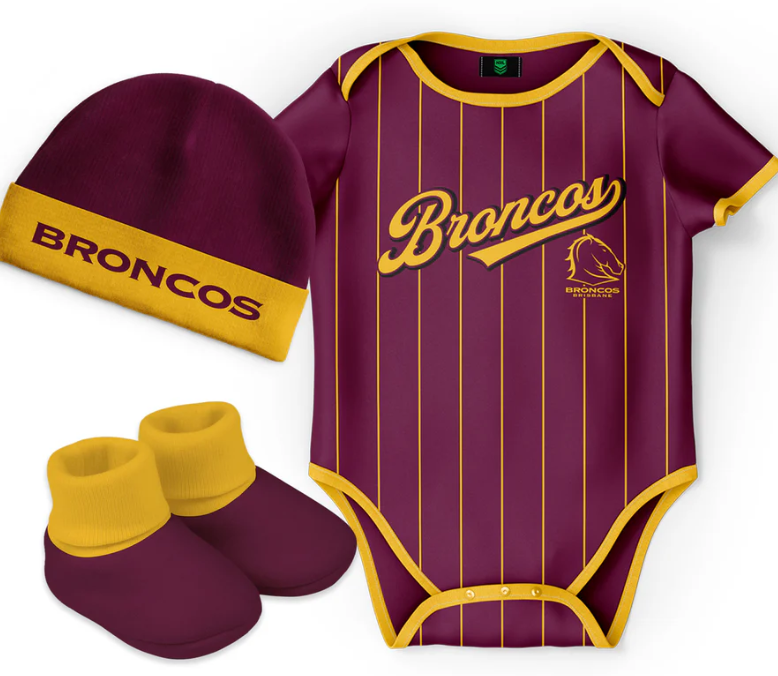Brisbane Broncos Lullaby 3pc Set [SZ:000]