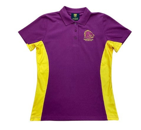 Brisbane Broncos Ladies Club Lifestyle Polo [SZ:10]