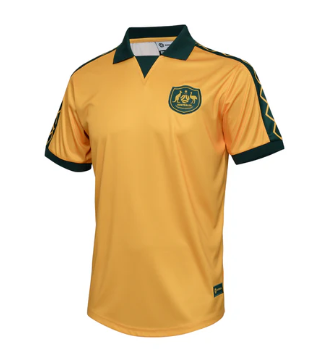 Socceroos 1974 Retro Polo Shirt [SZ:Small]