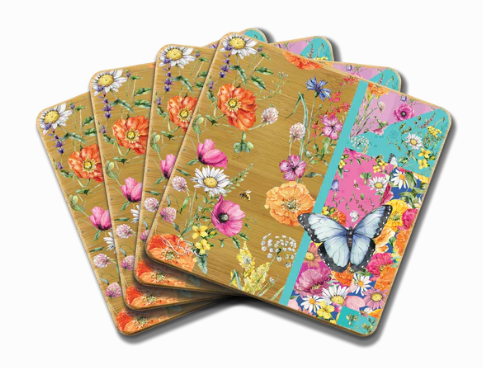 Wildflower Patch Coaster Set