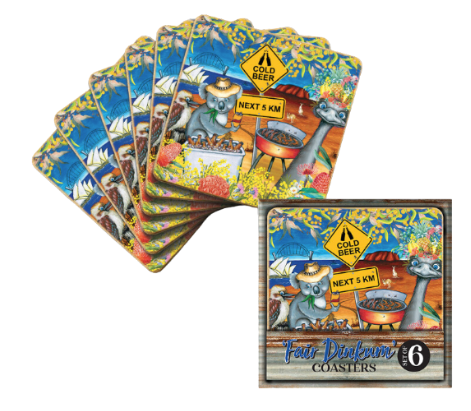 Fair Dinkum [FLV:Aussie Icons Coaster Set]