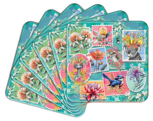 Pretty Postage [FLV:Coaster Set]