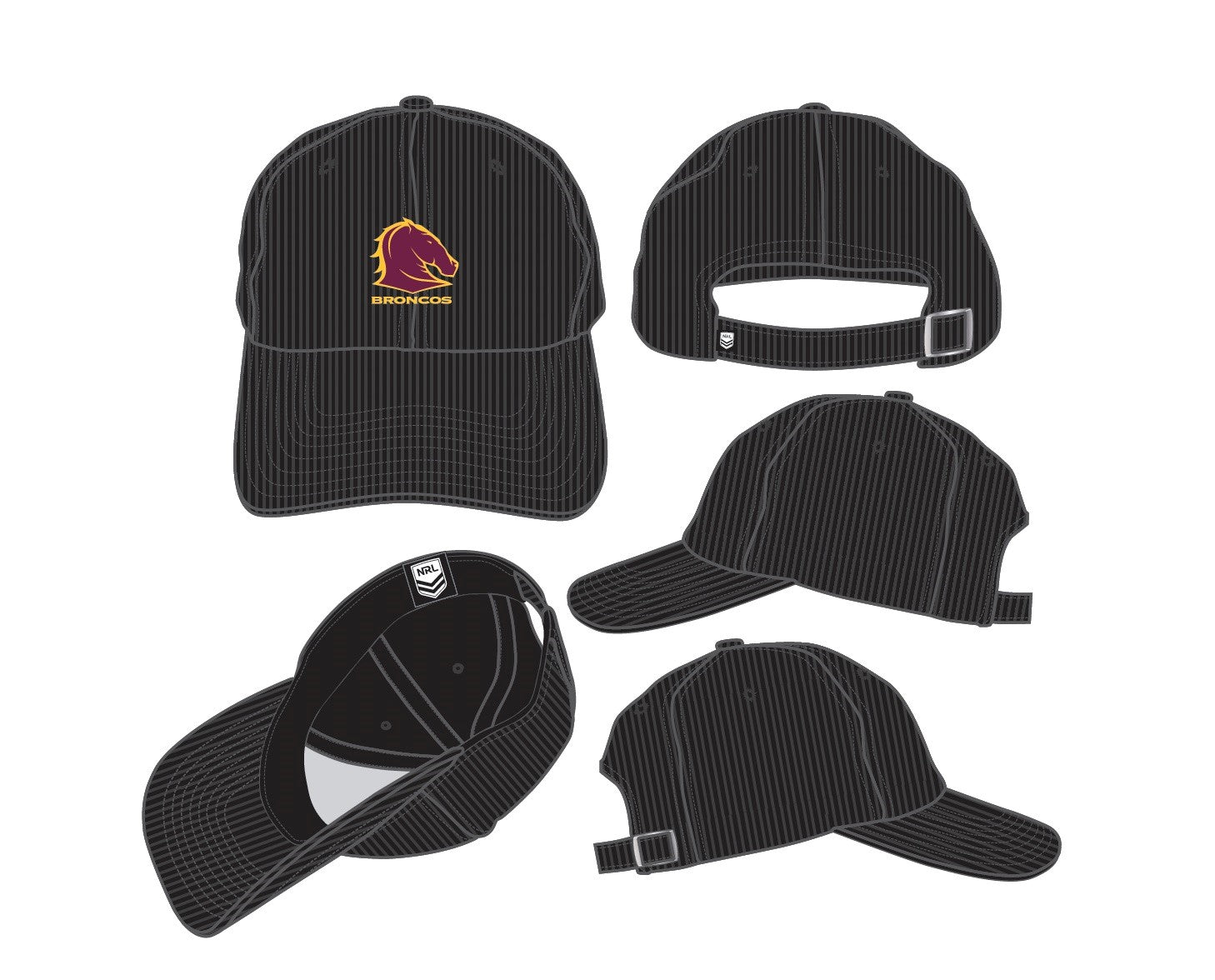 Brisbane Broncos Cord Cap