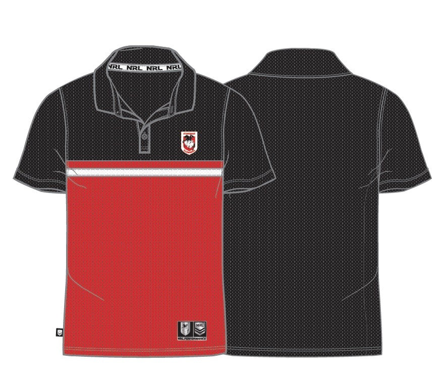 St George Dragons Supporter Performance Polo