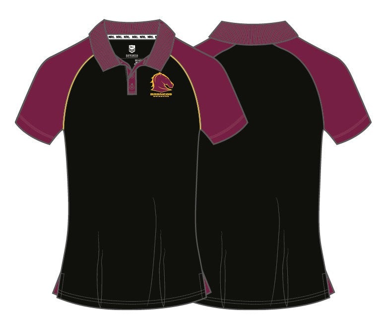 Brisbane Broncos Ladies Performance Polo [SZ:XS/08]