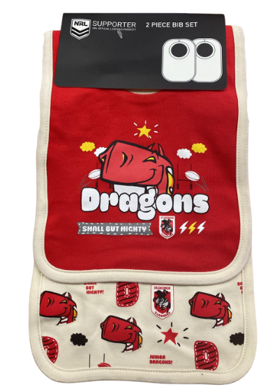 St George Dragons Bib Set [FLV:Mascot]