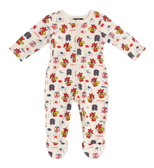 Sydney Roosters Romper [SZ:0-3 Months STY:Cloud]