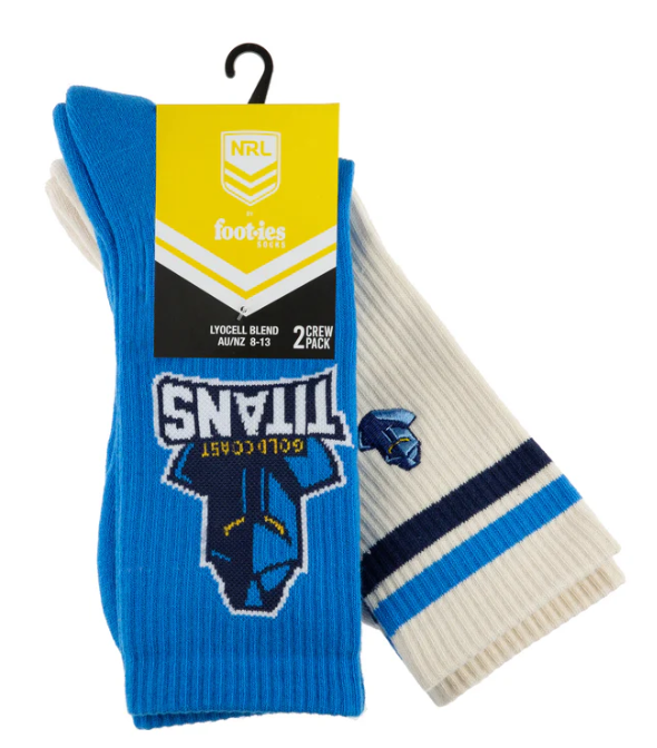 Gold Coast Titans Icon Foot-ies Socks