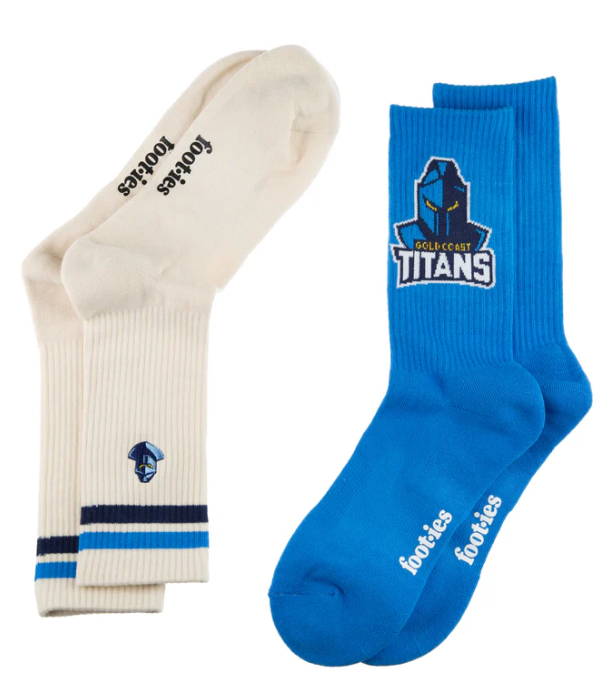 Gold Coast Titans Icon Foot-ies Socks