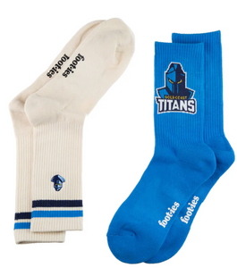 Gold Coast Titans Icon Foot-ies Socks