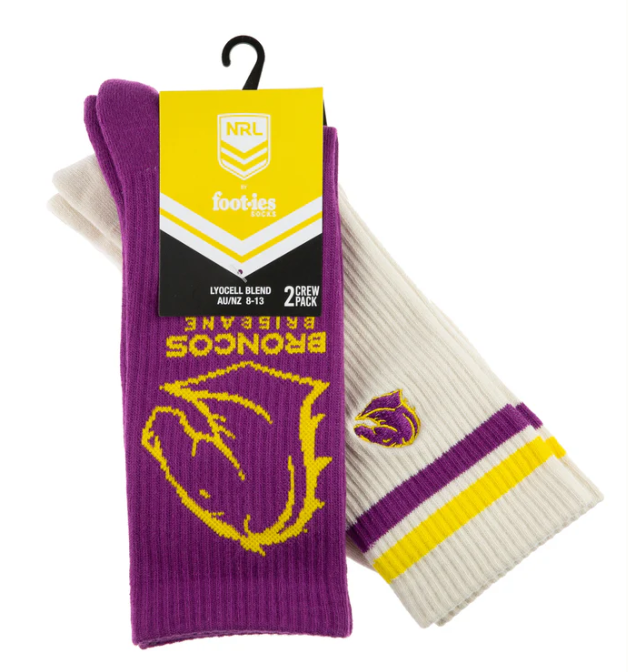 Brisbane Broncos Icon Socks