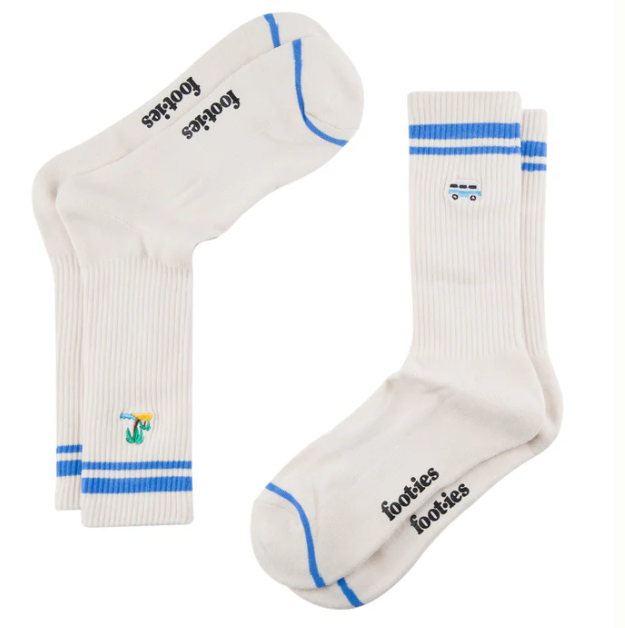 Foot-ies Socks 2pk [SZ:8-13 STY:Weekend Getaway]