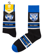 Load image into Gallery viewer, Canterbury Bulldogs Foot-ies Socks
