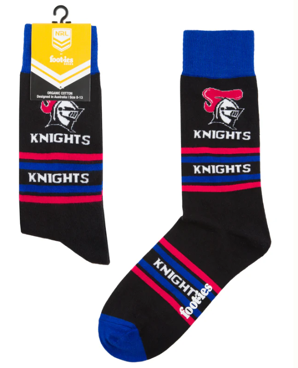 Newcastle Knights Foot-ies Socks [FLV:Striped]