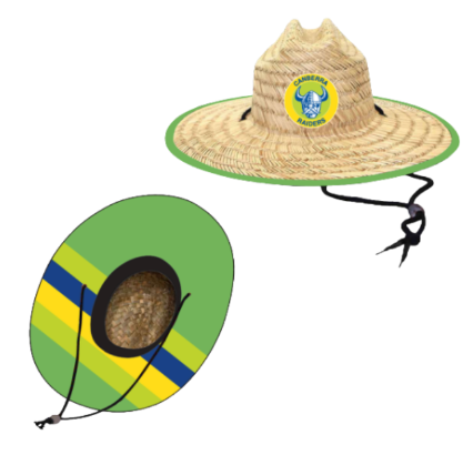 Canberra Raiders Straw Hat [FLV:Retro]