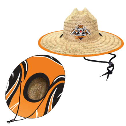 Wests Tigers Straw Hat