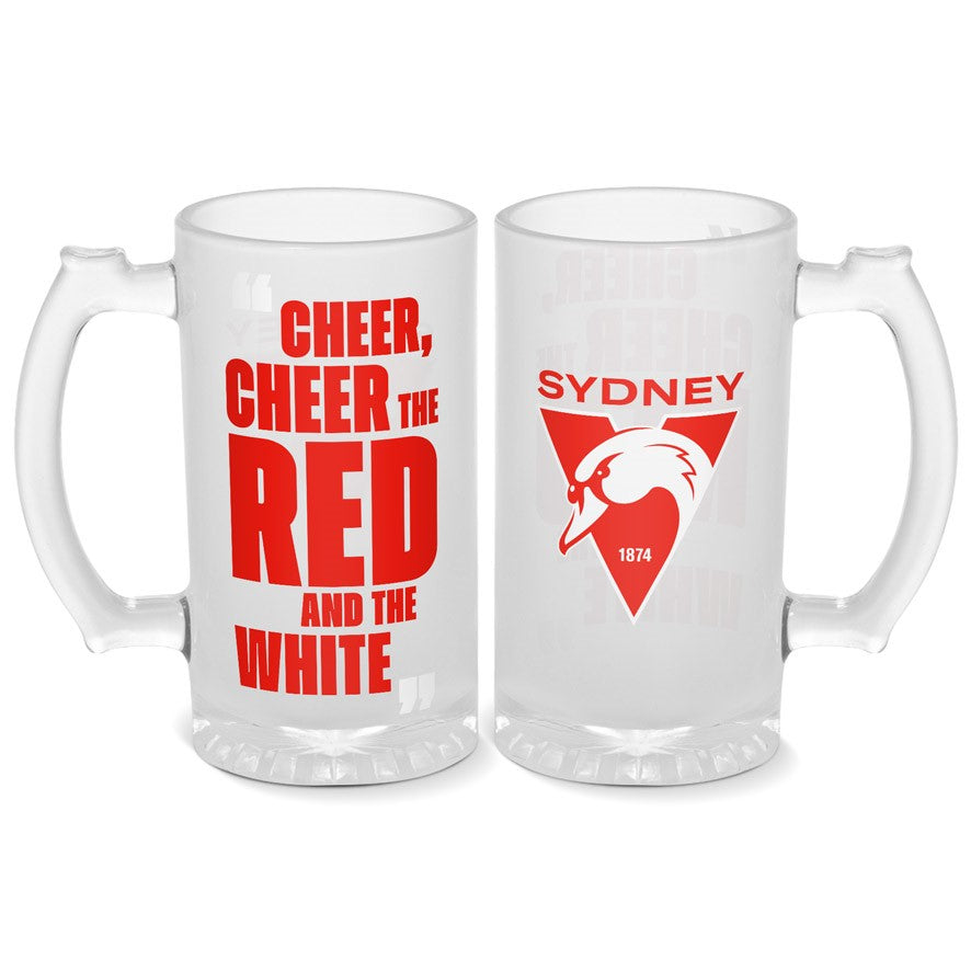 Sydney Swans Glass Stein