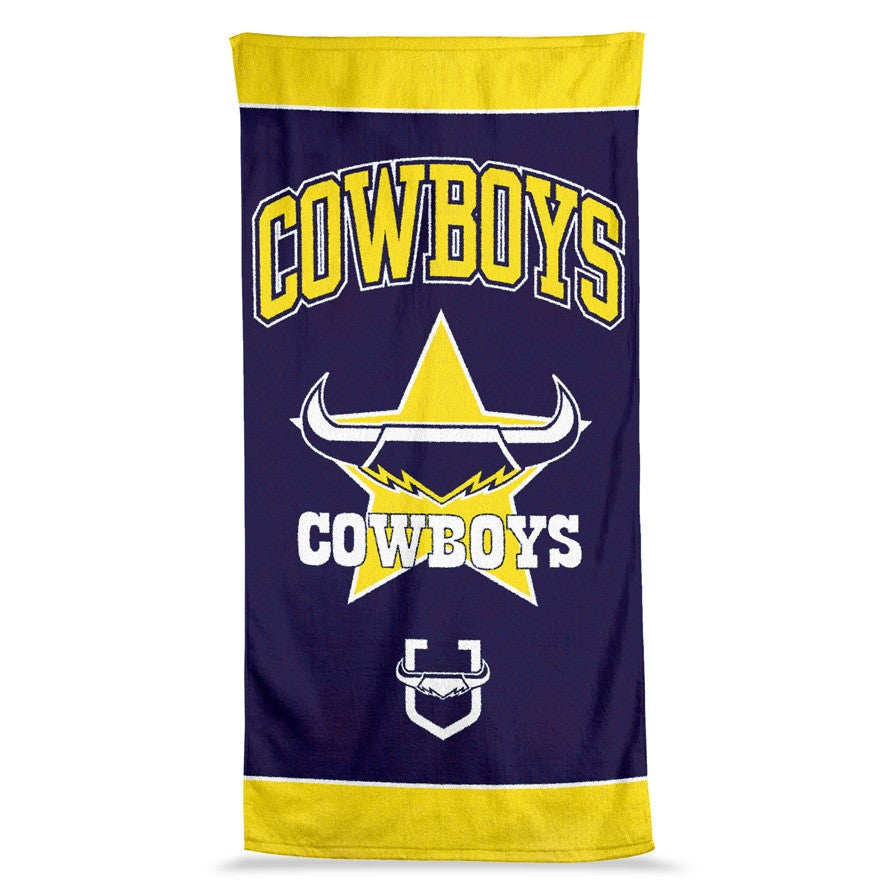 NQ Cowboys Jumbo Beach Towel