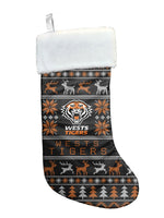 Load image into Gallery viewer, Wests Tigers Jumbo Xmas Stocking [FLV:Reindeer]
