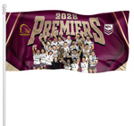 Load image into Gallery viewer, Brisbane Broncos Pole Flag [FLV:Premiers]
