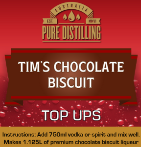 Pure Distilling Top ups [FLV:Tim's Chocolate Biscuit]