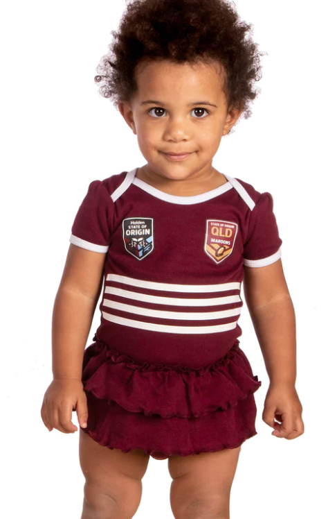 Qld Maroons Girls Footysuit