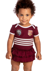 Load image into Gallery viewer, Qld Maroons Girls Footysuit
