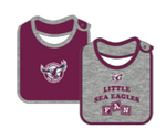 Load image into Gallery viewer, Manly Sea Eagles Bib Set
