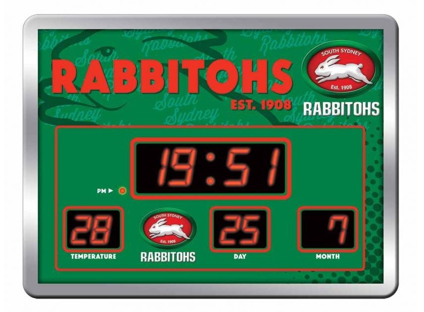 South Sydney Rabbitohs Scoreboard Clock
