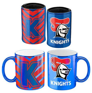 Newcastle Knights Metallic Cooler & Mug Pack