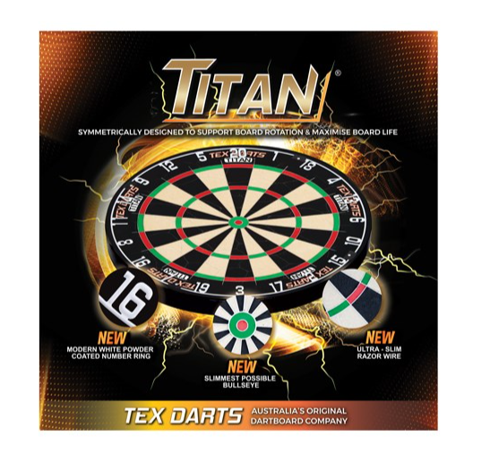 Tex Darts Titan Dartboard