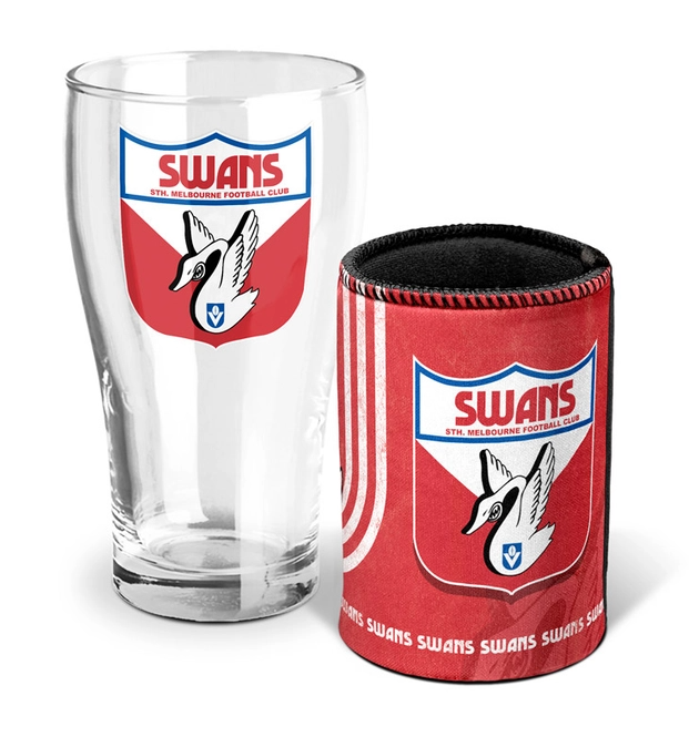 Sydney Swans Pint Glass & Cooler