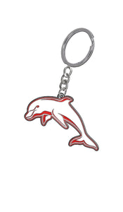 Dolphins Enamel Keyring